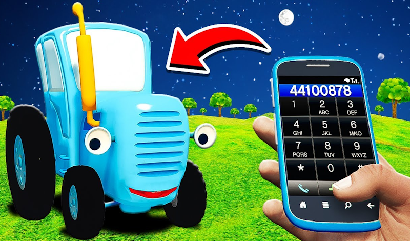 Call the Blue Tractor! game cover