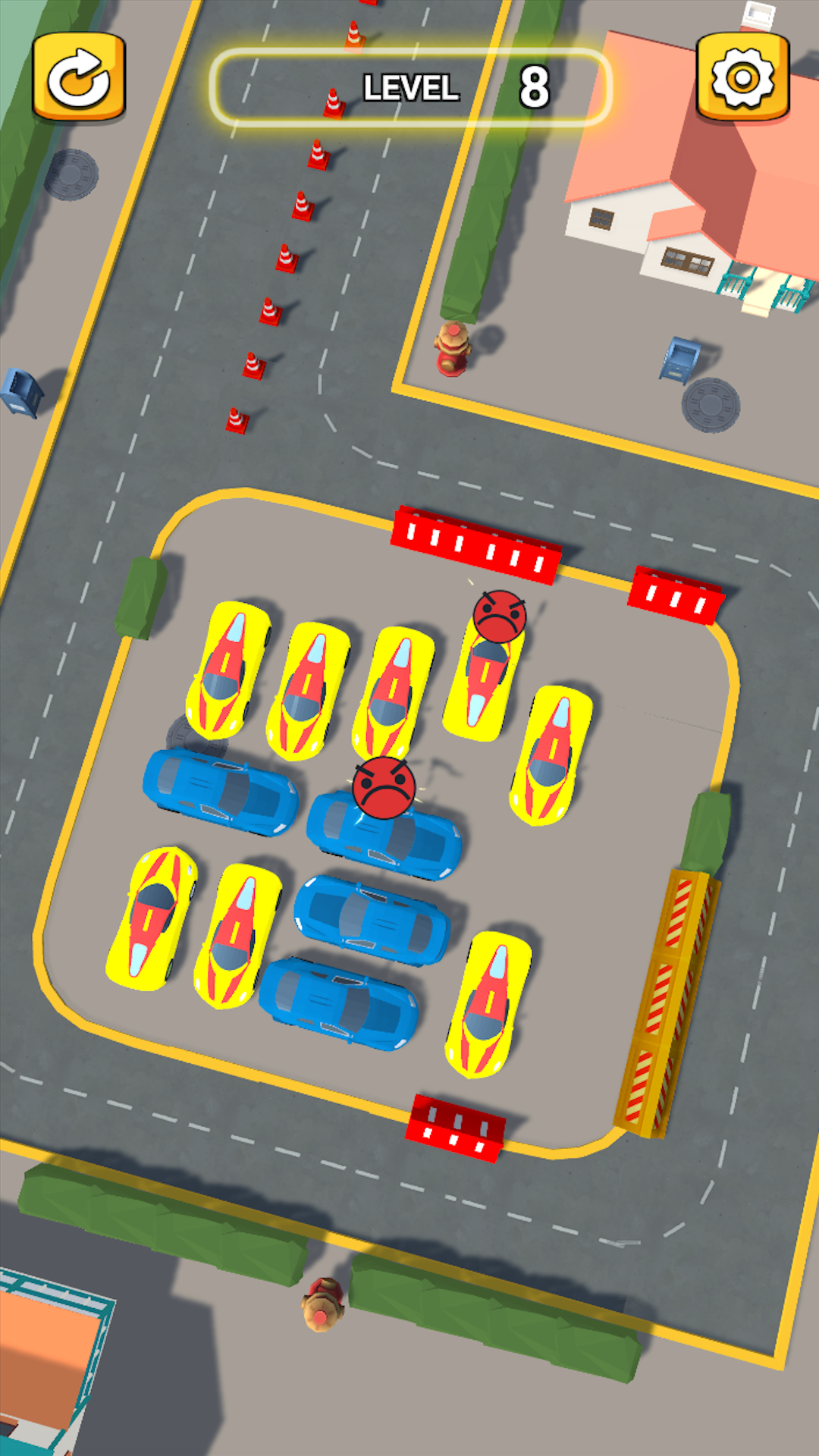 Traffic jam in the parking lot screenshot 6