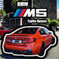 Гульня BMW M5: Турбо-Пушка