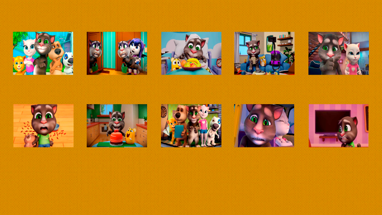 Talking Tom - super puzzle screenshot