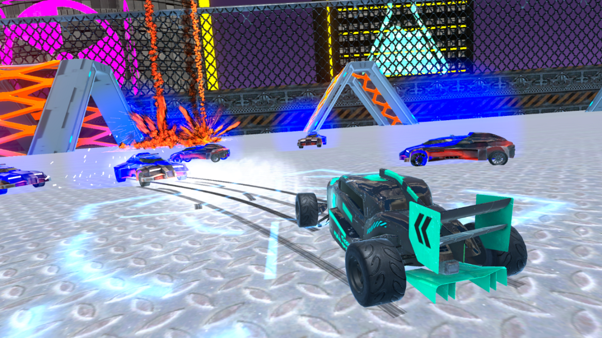 Cyber Cars Punk Racing screenshot