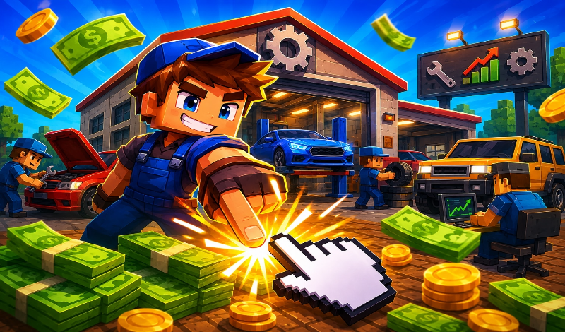 Auto Repair shop Clicker: the path to success game cover