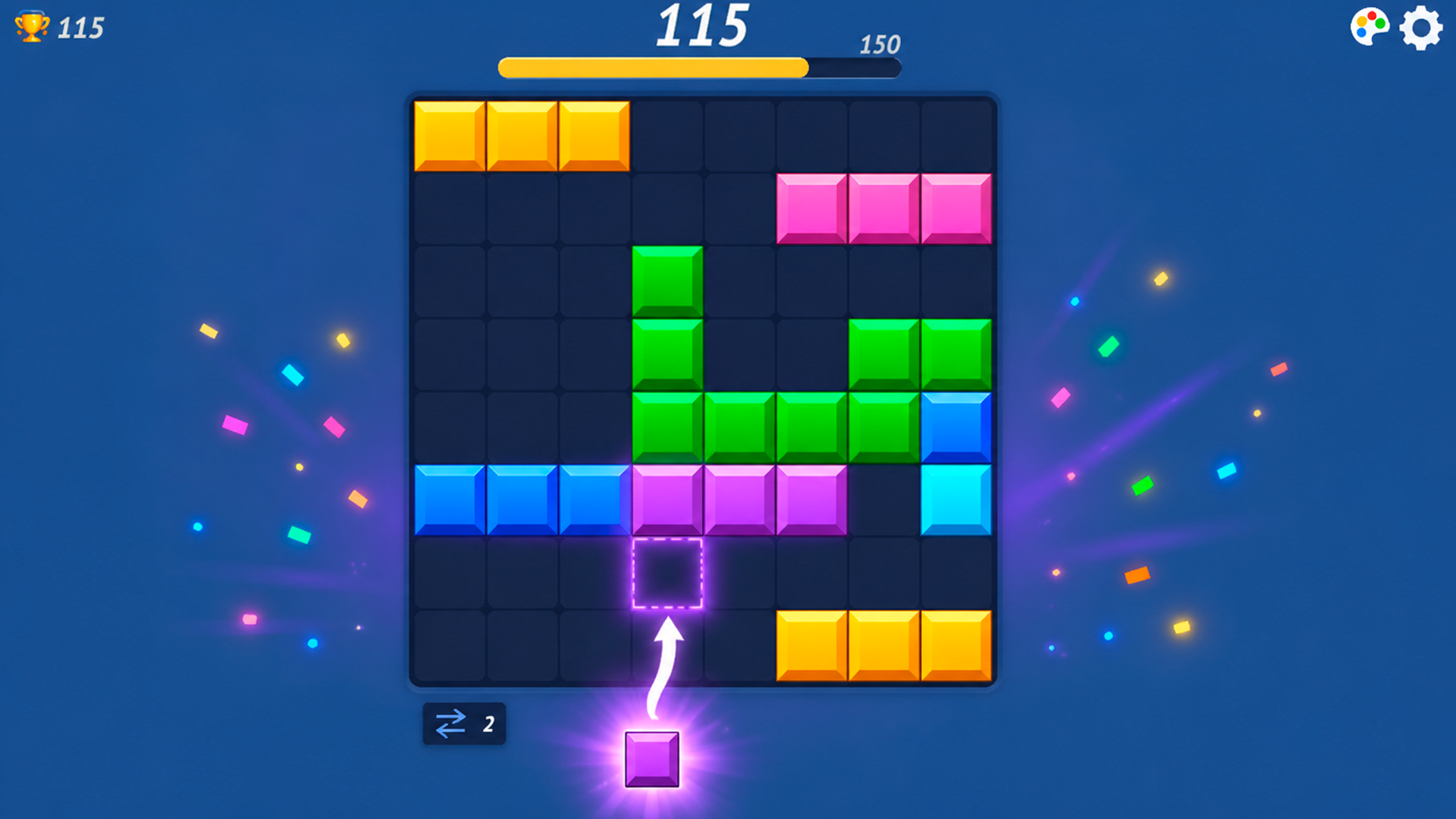 BLOCKY BLAST puzzle — screenshot 5