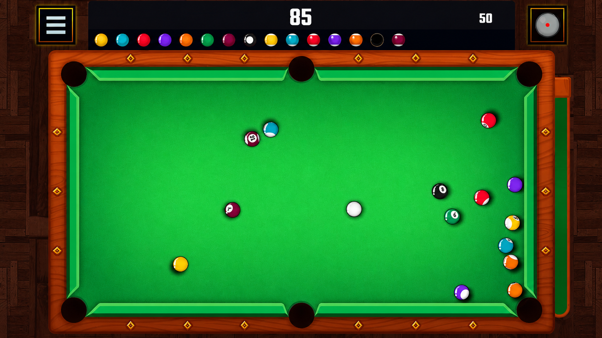 Бильярд 2д — screenshot 2
