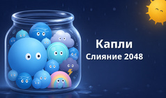 Капли: Слияние 2048
