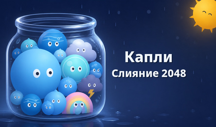 Капли: Слияние 2048
