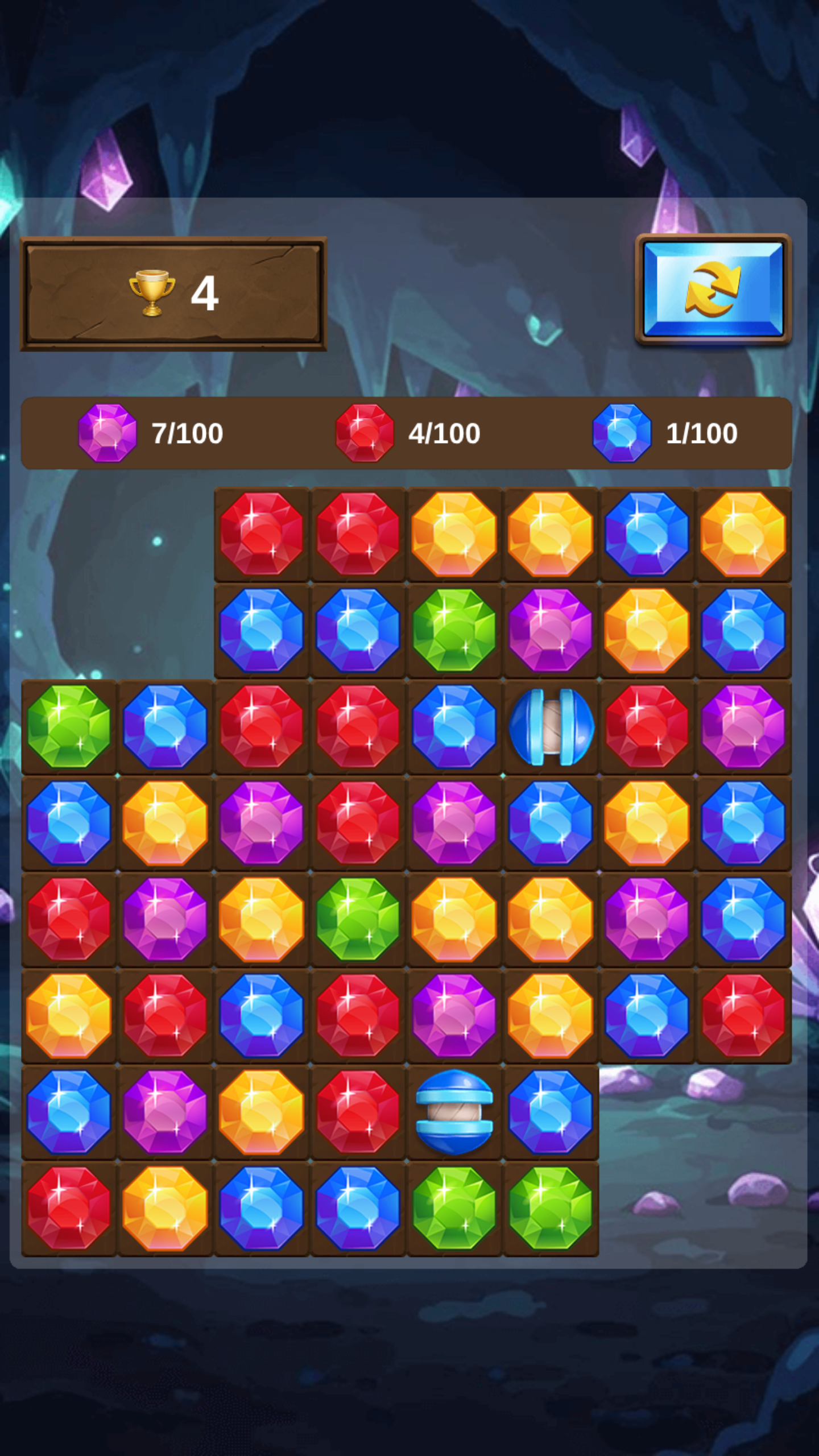 Three in a Row: Colored Blocks screenshot 5