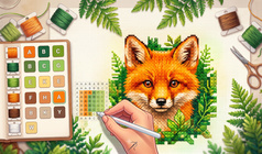 Cross Stitch by Numbers: Pixel Art