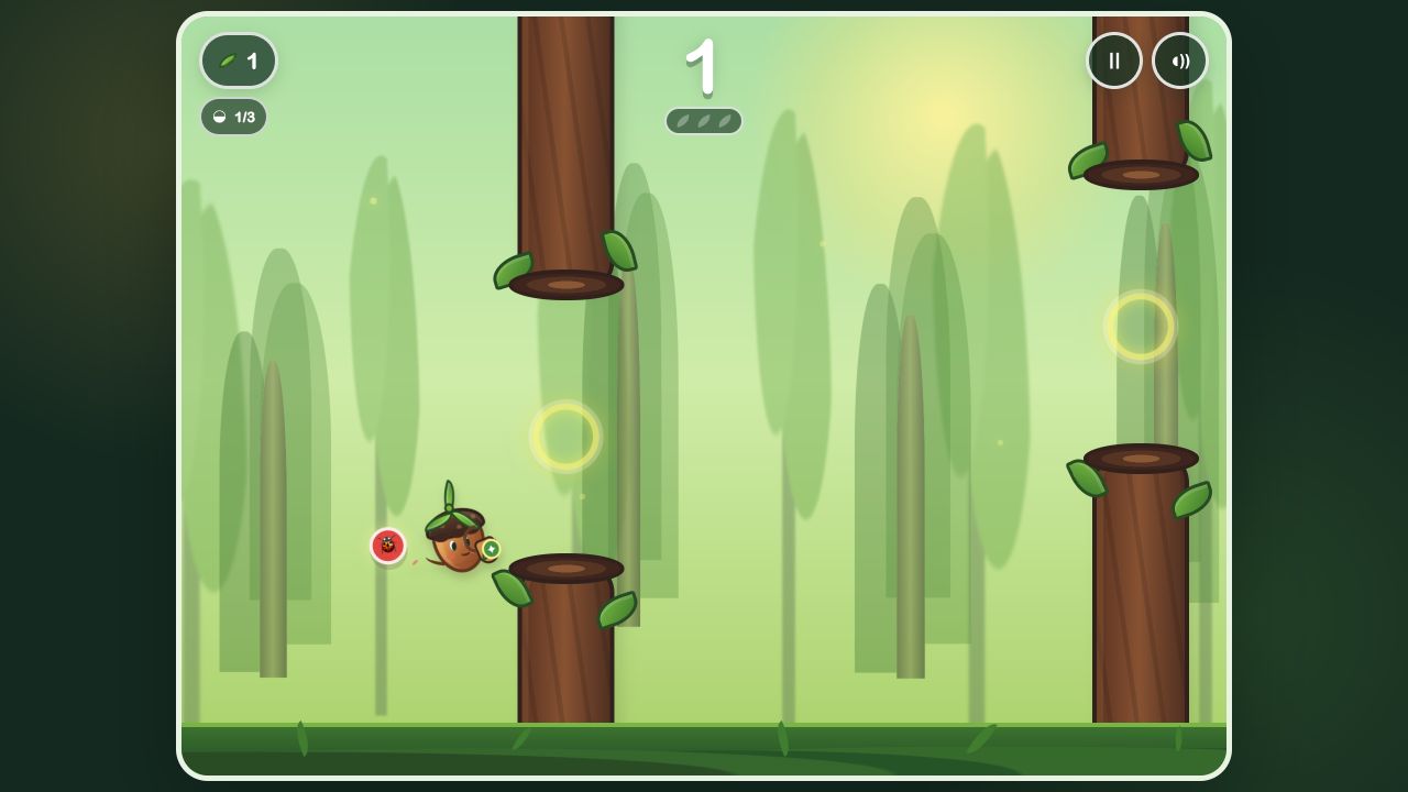 Жёлудик: Лесной полёт — screenshot 2
