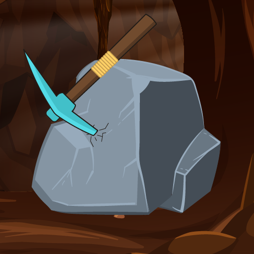 Stone mining icon