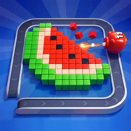 Pixel Flow: Color Blast