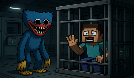 Run away from Huggy Wuggy