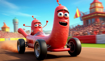 Racing sausage