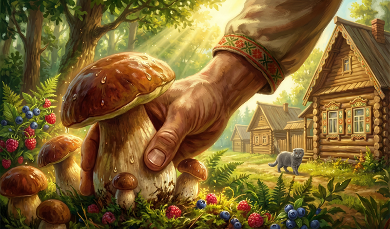 Russian Mushroom Picker game cover