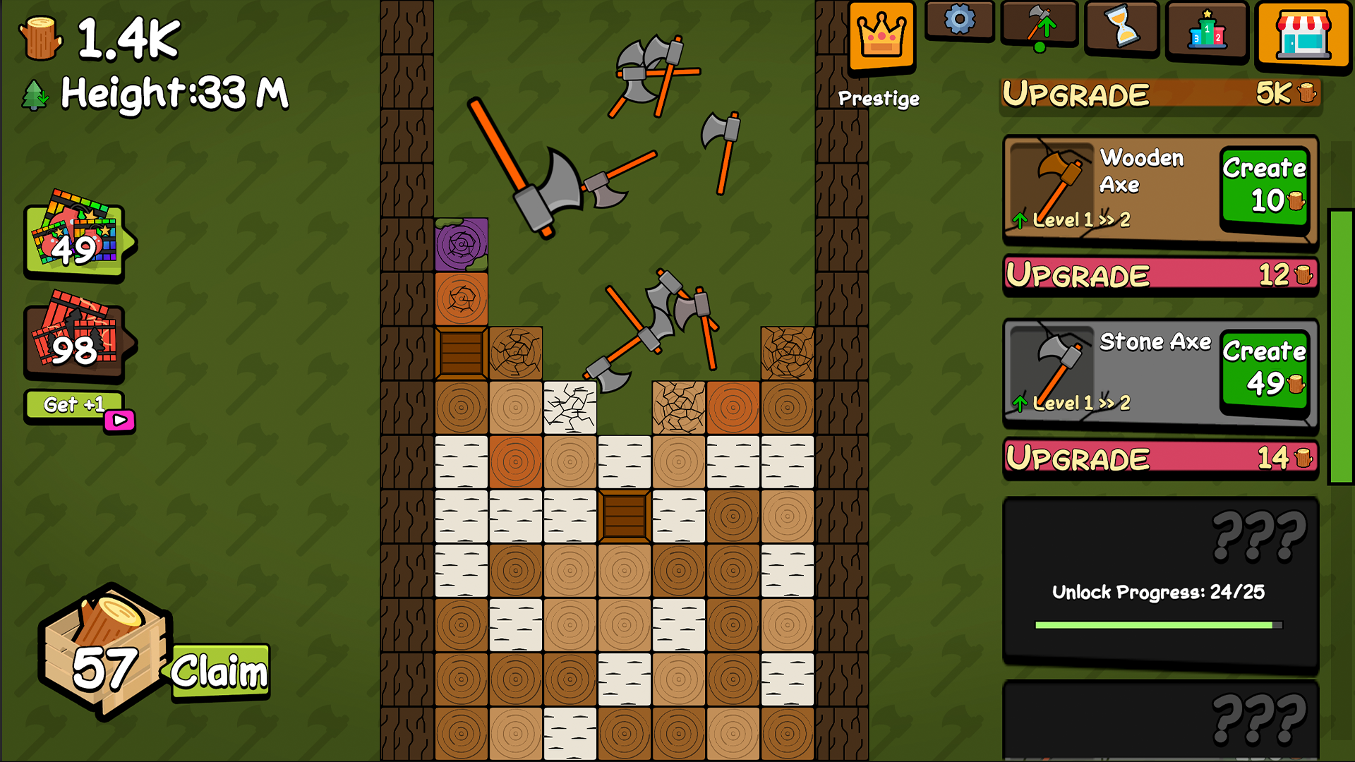 Mine Lumberjack Clicker — screenshot 2