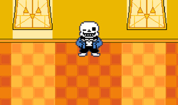 Undertale, but you're Sans
