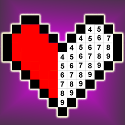 Раскраска по номерам: PixPix