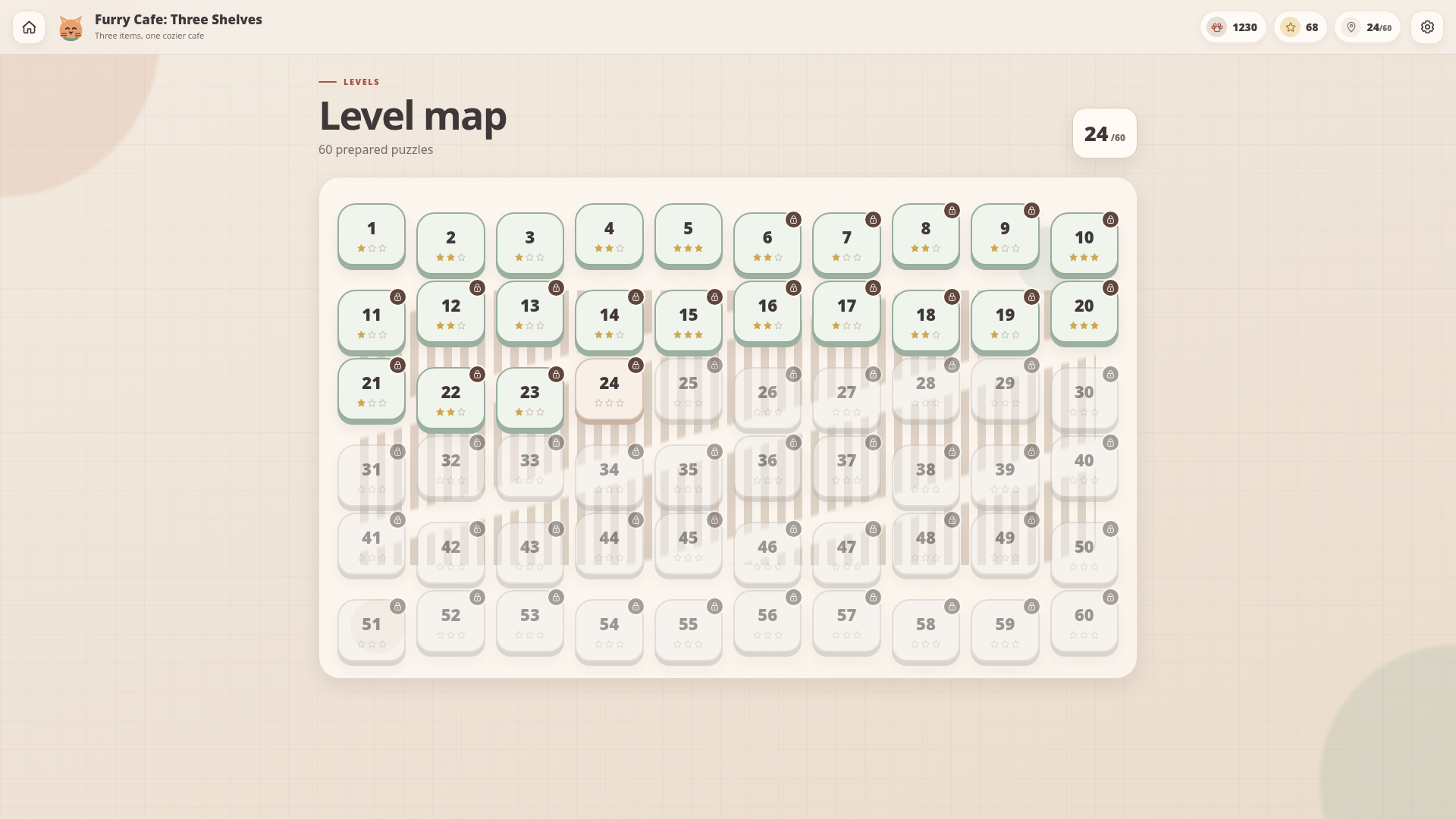 Furry Cafe: Three Shelves — screenshot 3
