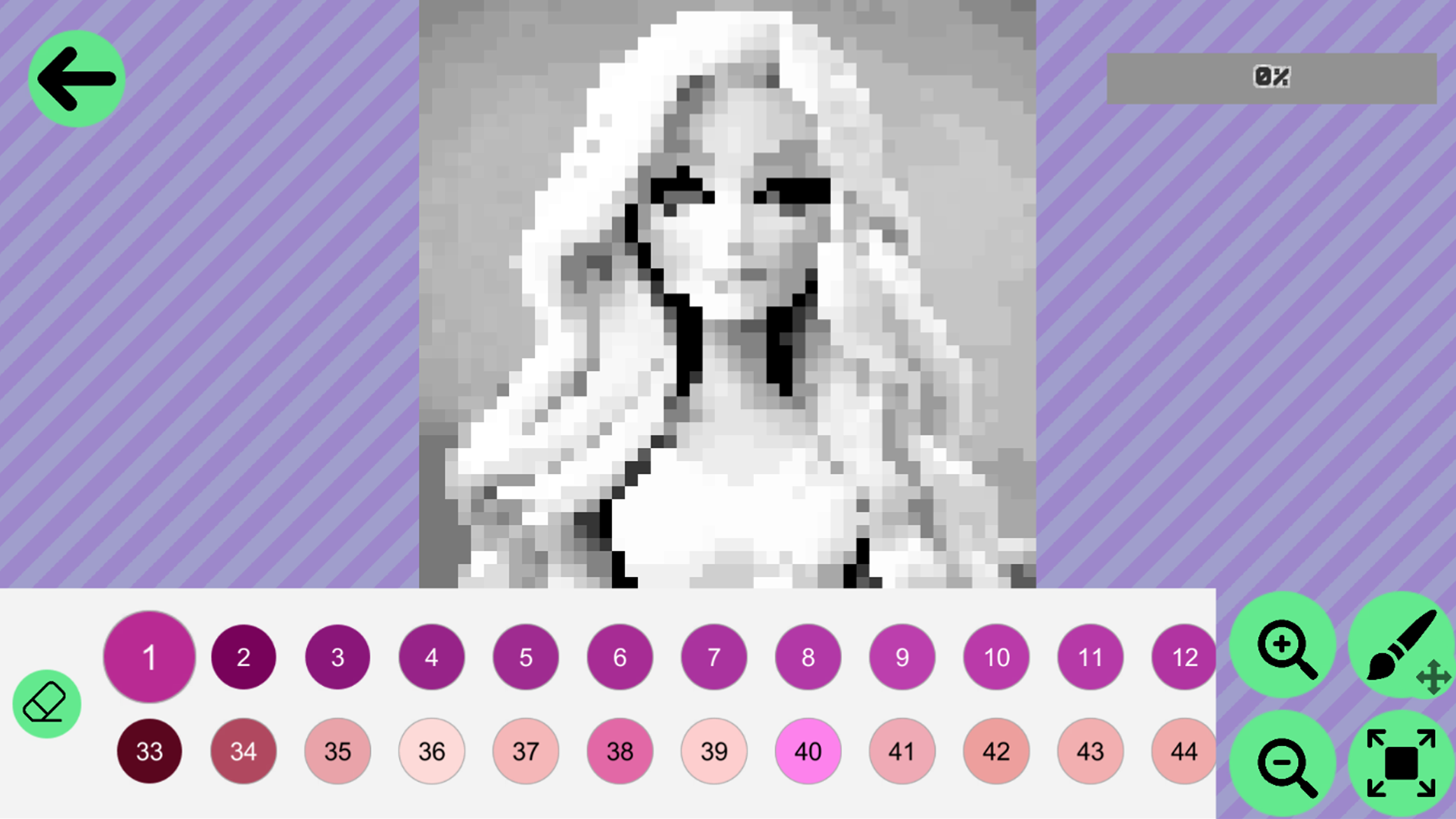 Color by number: Barbie screenshot