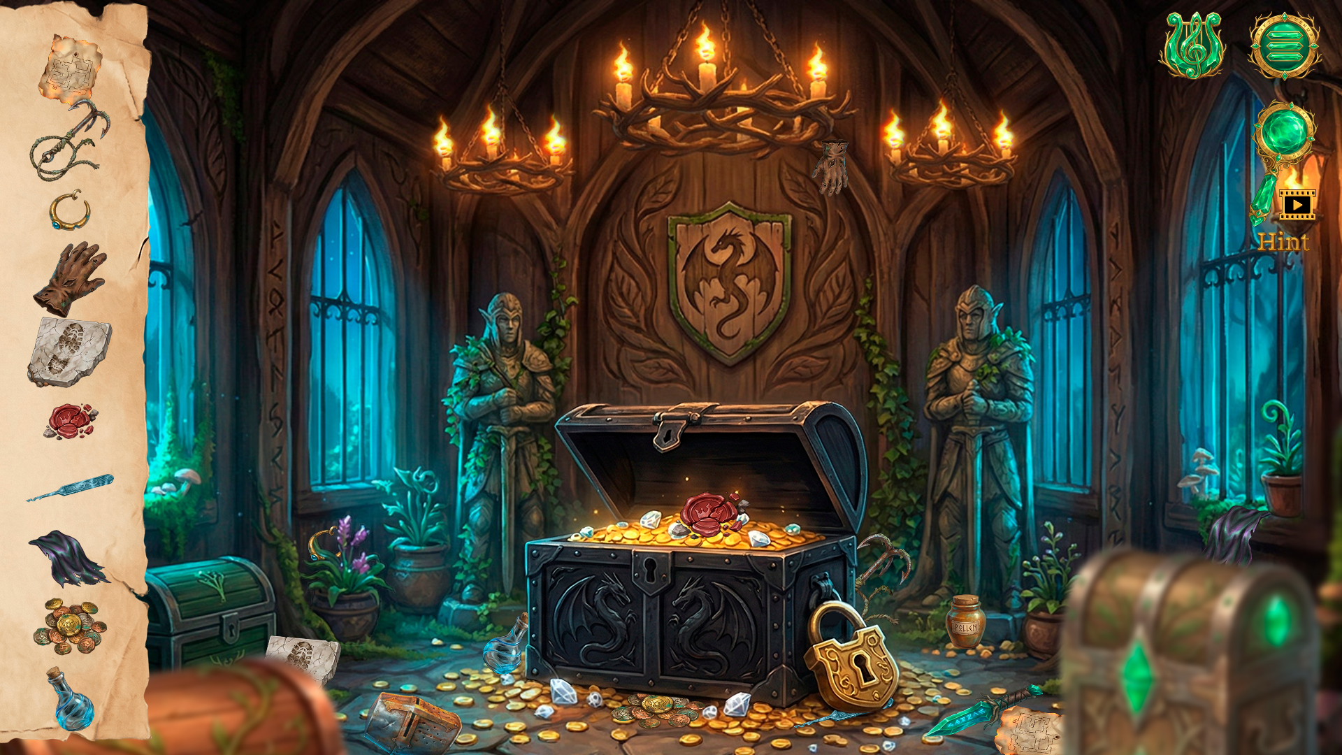 Shadow of the Golden Dragon: hidden object — screenshot 1