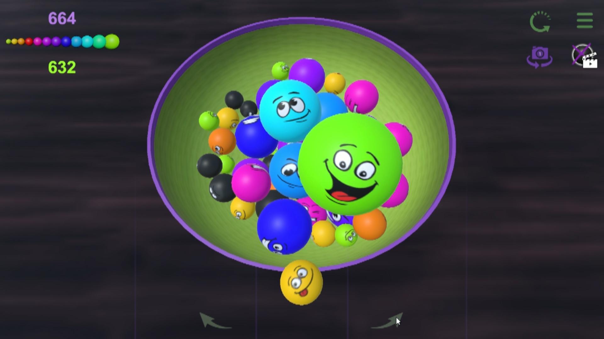 Shooting balls: Connect in a plate 3D screenshot