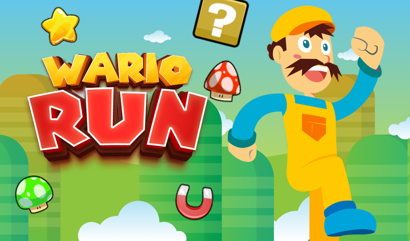 Wario Run game cover