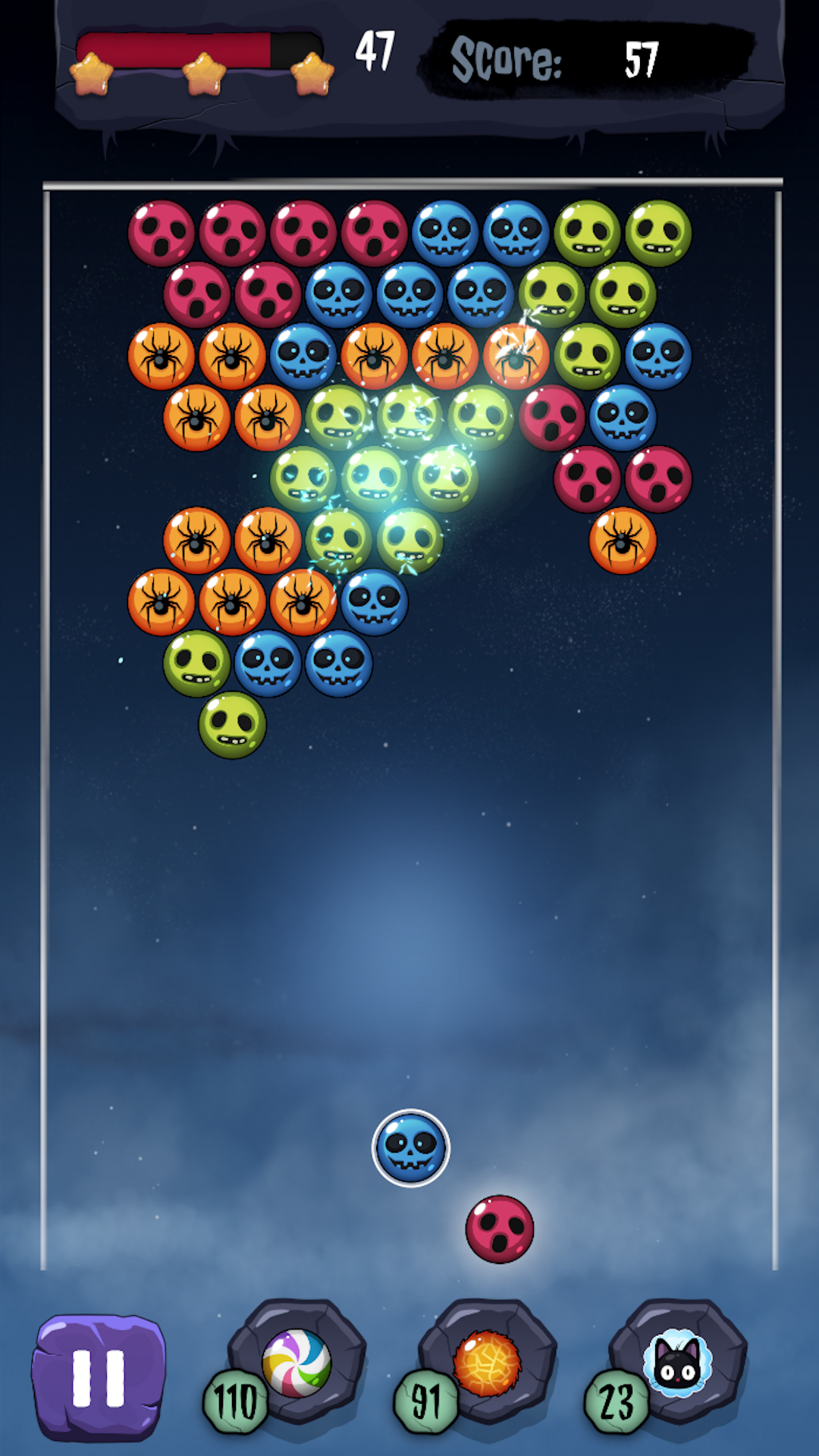Scary Balls - All in a Row screenshot 5