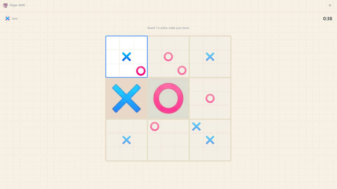 ULTIMATE Tic-Tac-Toe ONLINE — screenshot 4