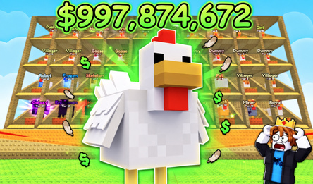 Obby: Upgrade Chickens, Collect More Eggs