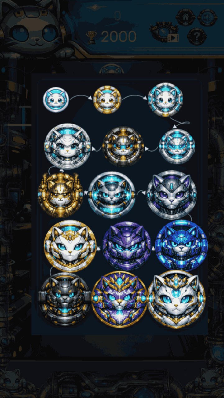 Merge Cats: Build Robocat! screenshot 6