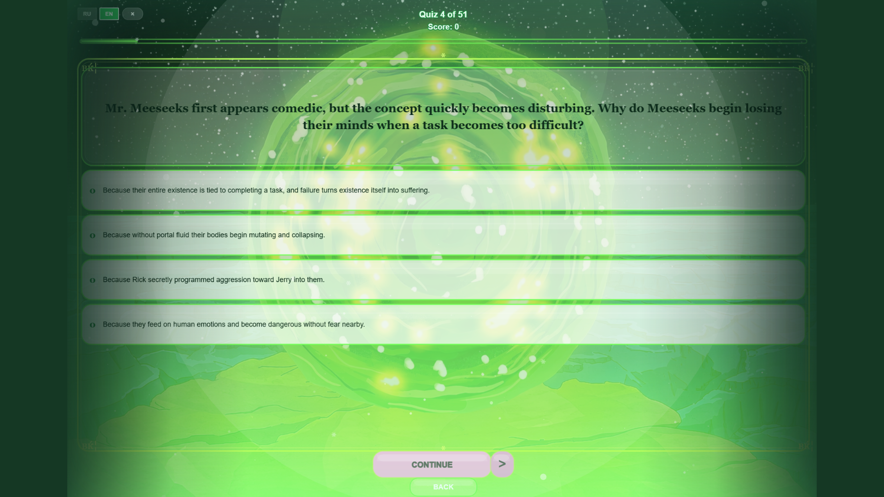 Which Rick and Morty Character Are You? — screenshot 3