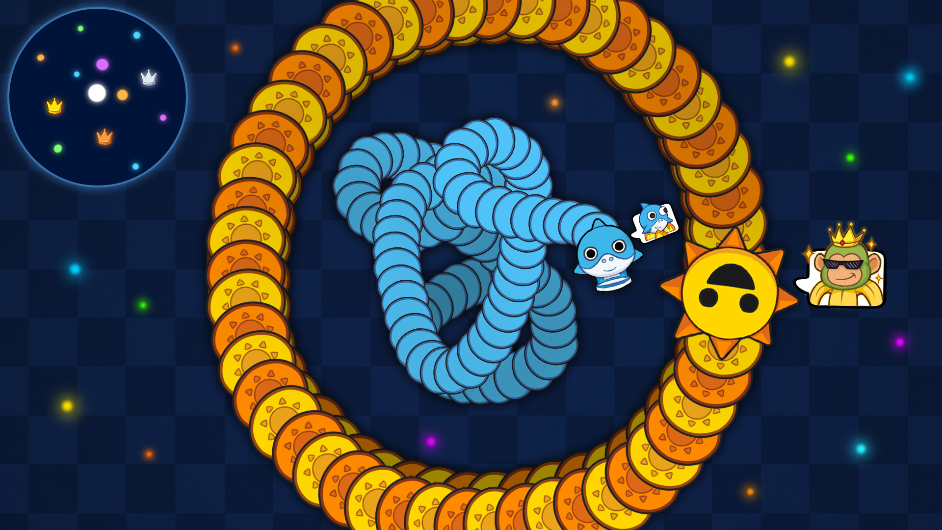 Meme Snake io: Змейка Онлайн — screenshot 4