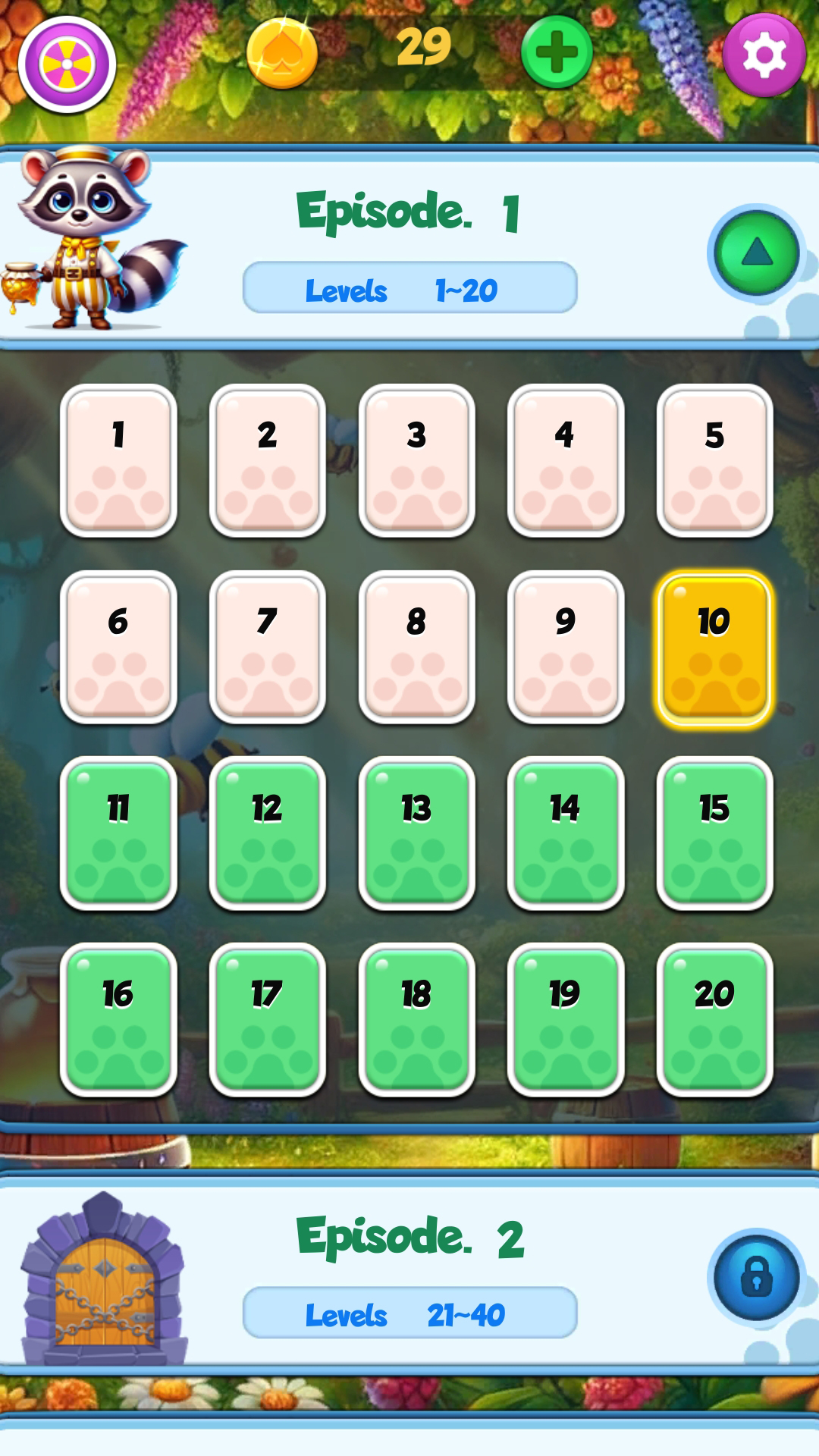 Raccoon apiary - Three in a row screenshot 4