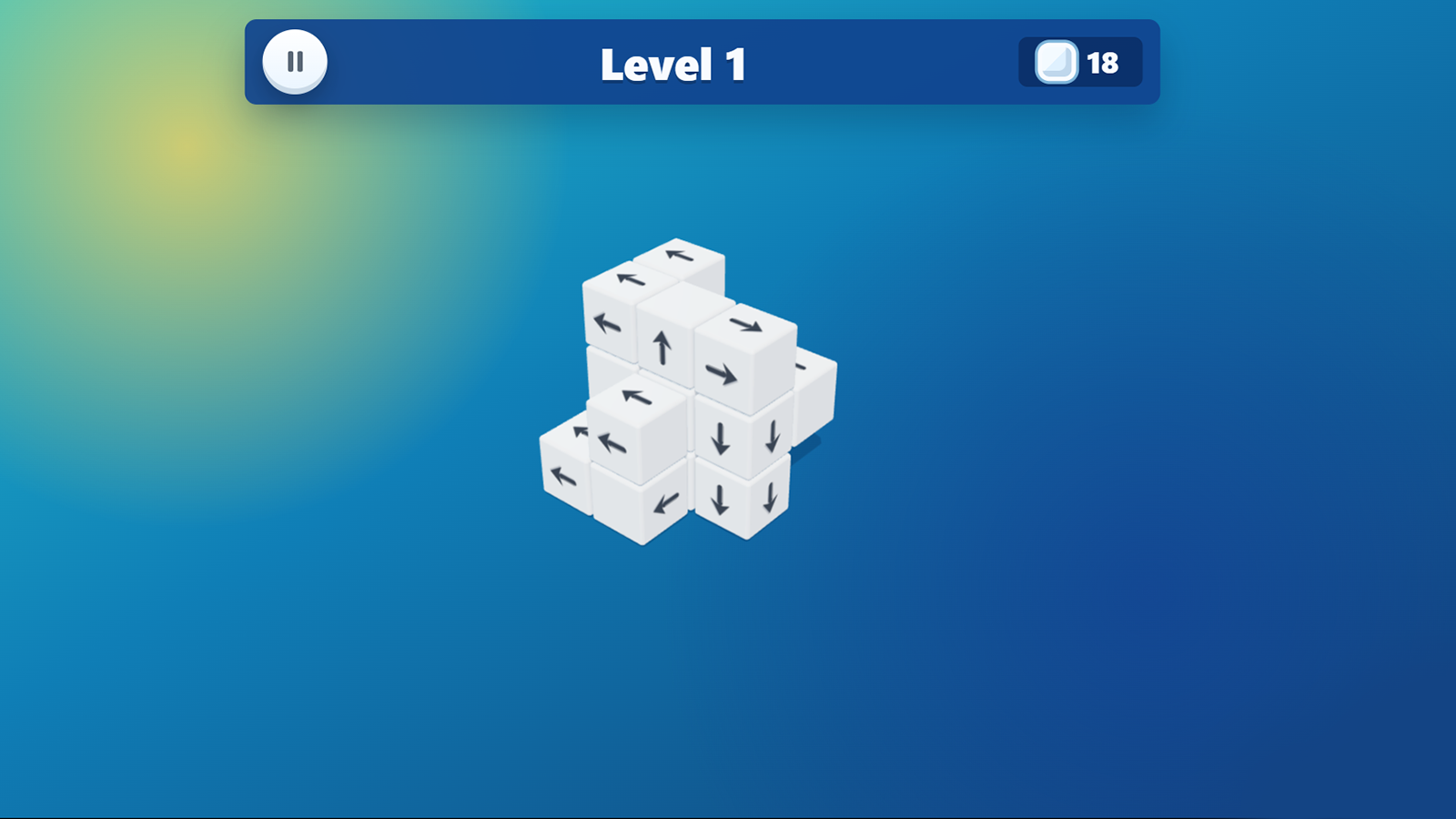3D Arrows - Break the Cube Apart! — screenshot 2