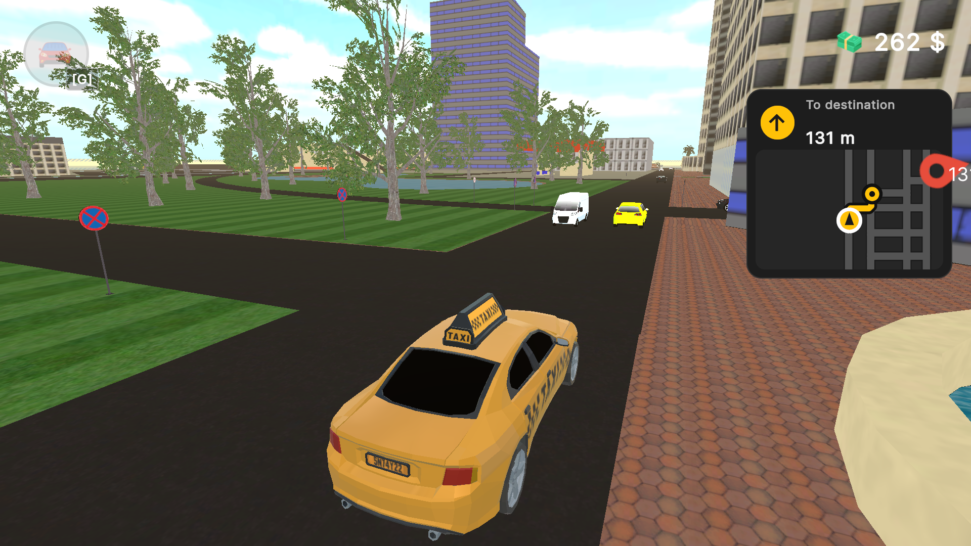 Taxi Simulator screenshot 1