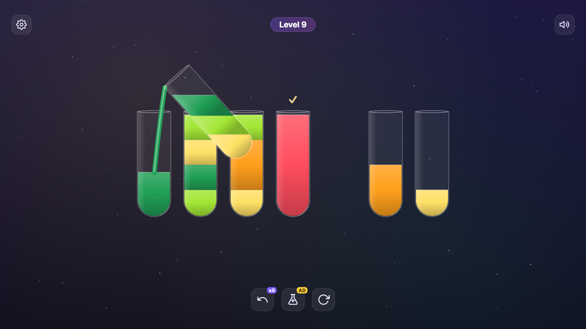 Potion Lab - potion sort puzzle — screenshot 2