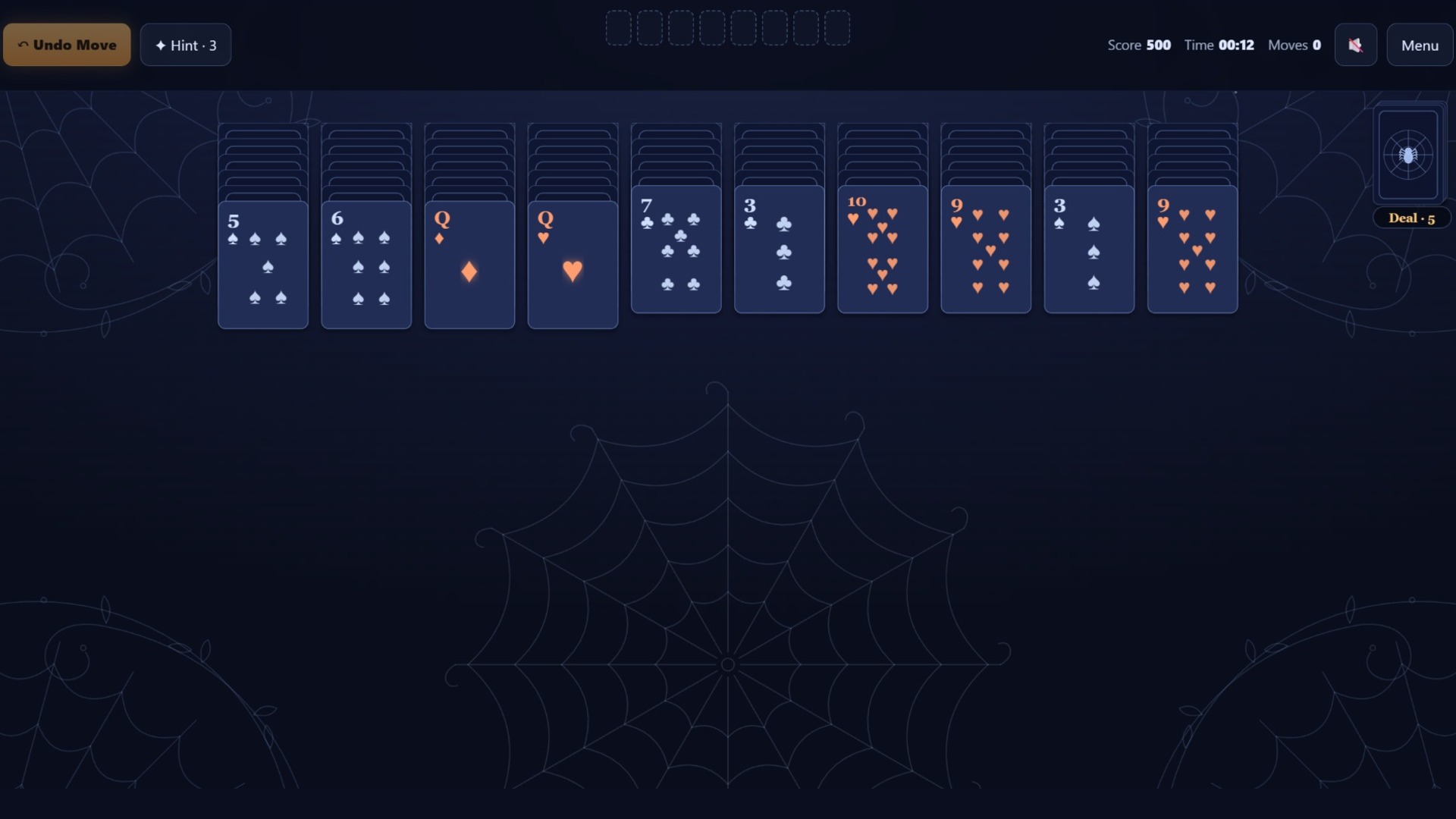 Spider Solitaire 2027 — screenshot 4