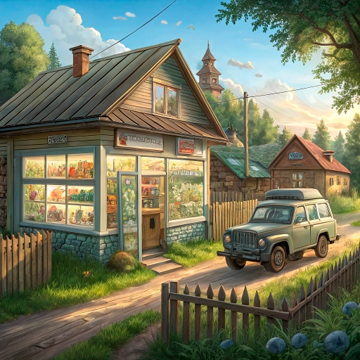 Supermarket Simulator - Russian Village icon