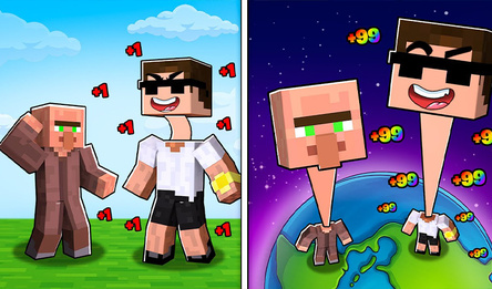 Obby: Eat and Grow a Neck 3D +1 for Every Step