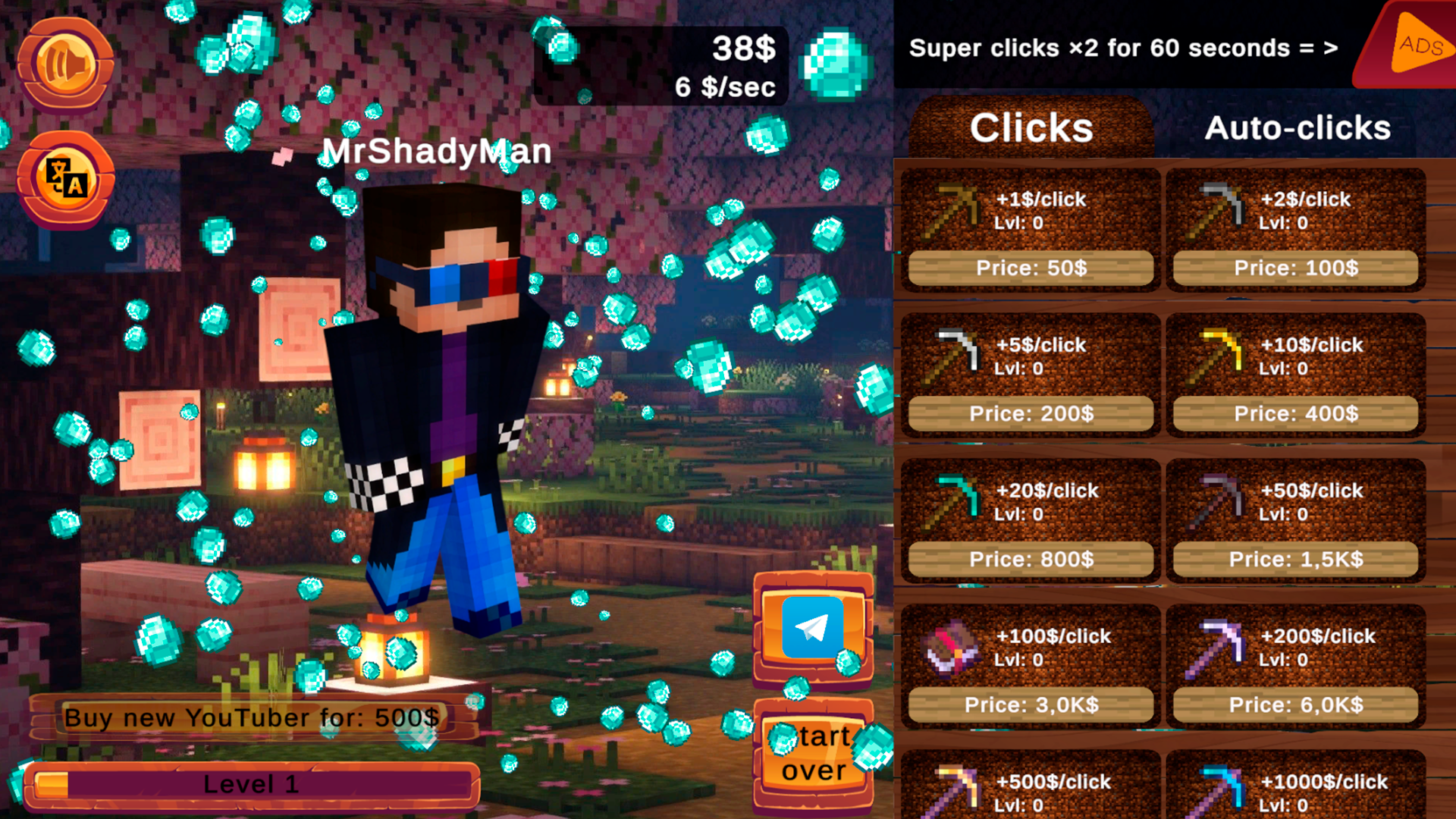 ClickerCraft: From Noob to Top — screenshot 8