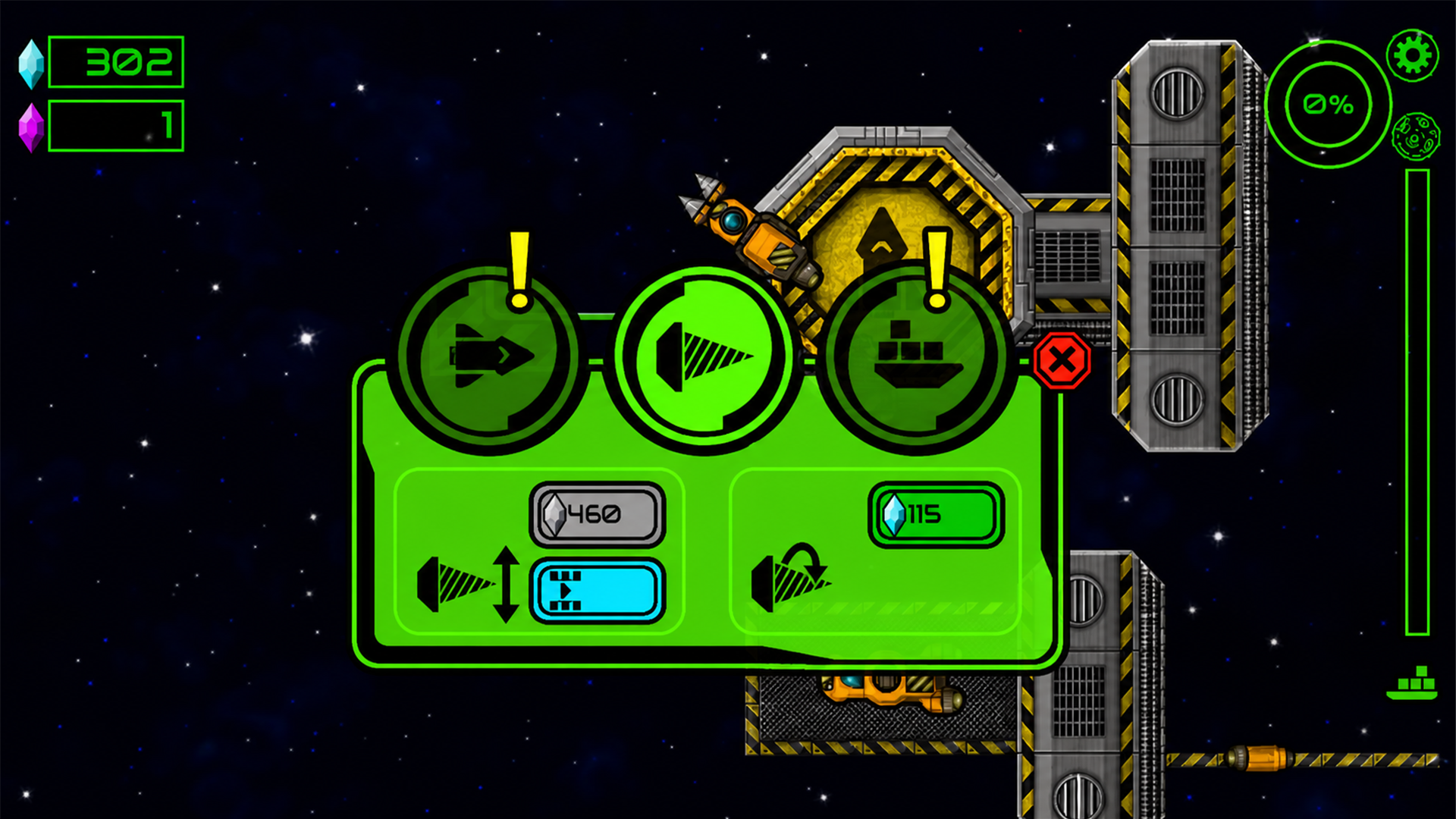 Космический бурильщик 2D — screenshot 8