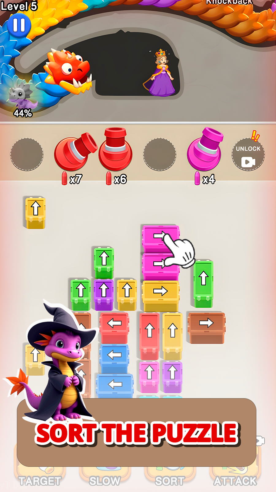 Dragon Sort: Save the Princess screenshot 5