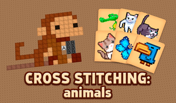 Cross Stitching: Animals