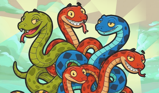 A tangle of snakes
