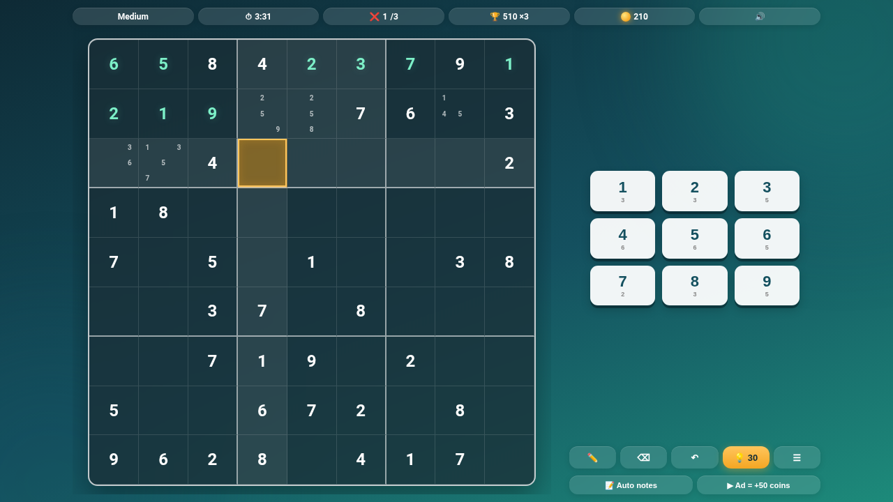 Sudoku Zen — screenshot 1