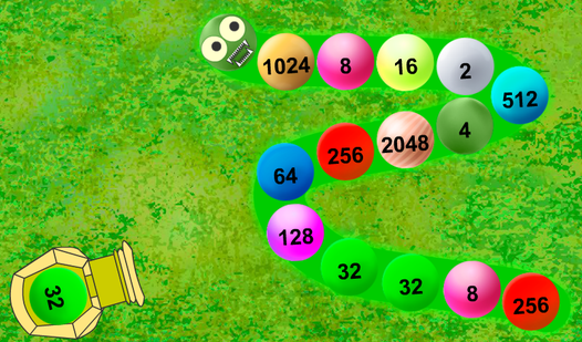 Snake of Balls 2048