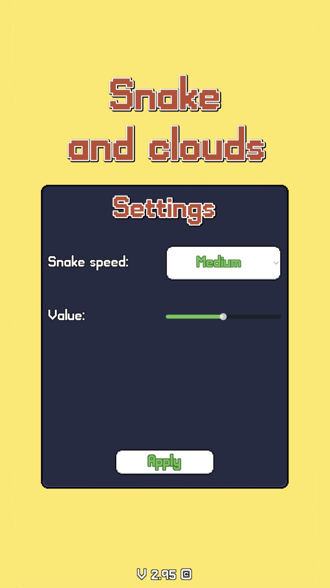 Snake and clouds screenshot 4
