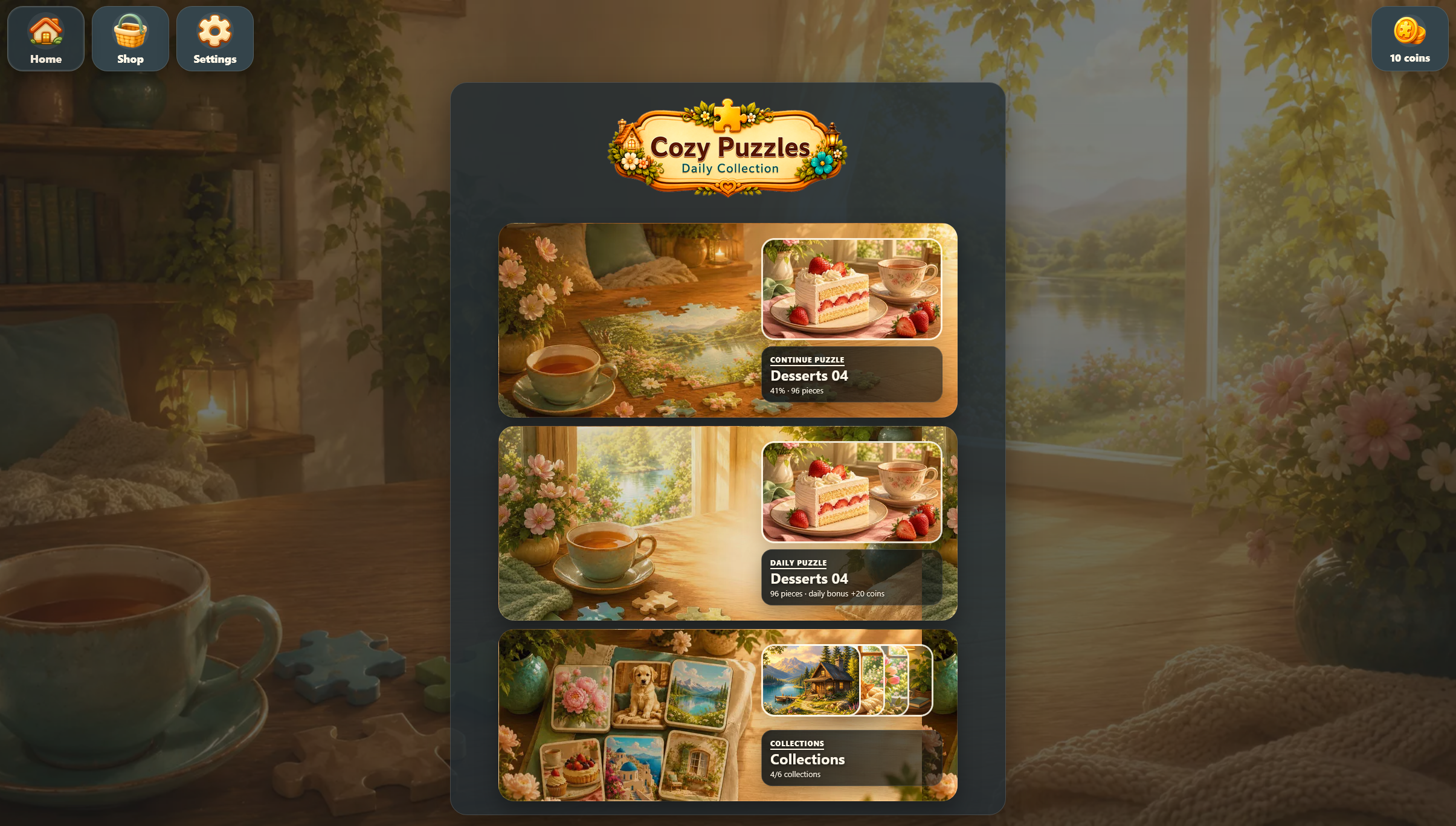 Cozy Puzzles: Daily Collection — screenshot 1