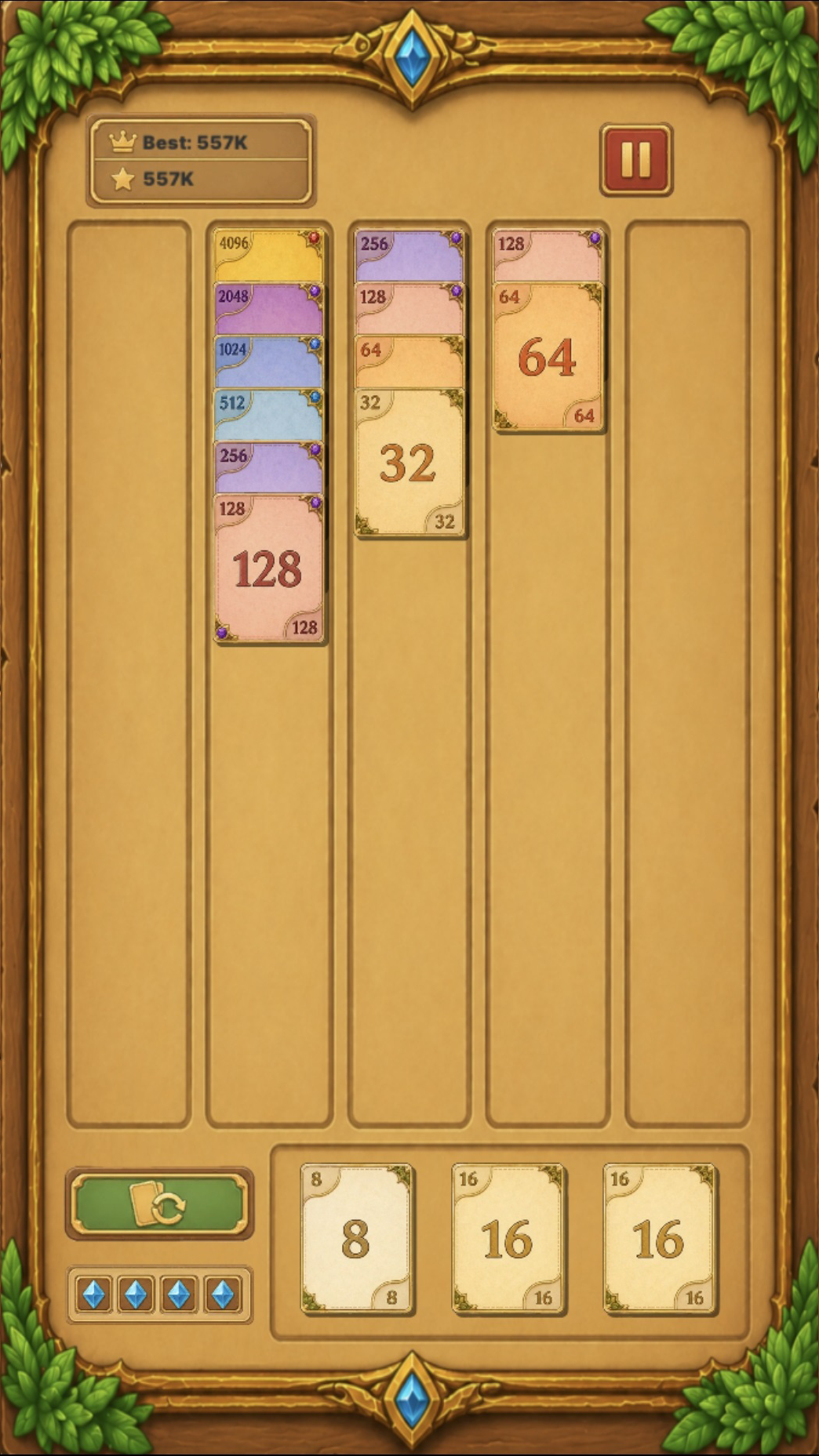 Solitaire 2048 screenshot 3