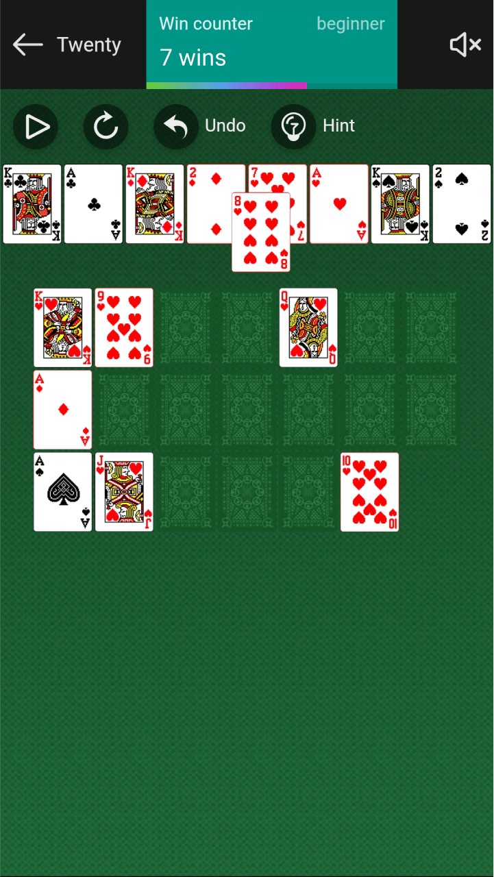 Twenty Solitaire screenshot 7